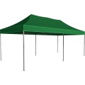Zahradní párty stan 3x6m 3 stěny - zelený