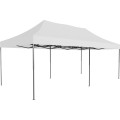Zahradní párty stan 3x6m 3 stěny - bílý
