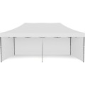 Zahradní párty stan 3x6m 3 stěny - bílý