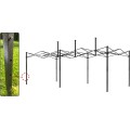 Zahradní párty stan 3x6m 3 stěny - bílý
