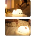 Dětská stolní LED lampa Kitty bílá
