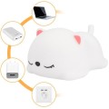 Dětská stolní LED lampa Kitty bílá