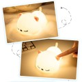 Dětská stolní LED lampa Kitty bílá
