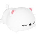 Dětská stolní LED lampa Kitty bílá