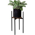 Stojan na květiny TORRE RUSTIC 60 cm hnědý/černý