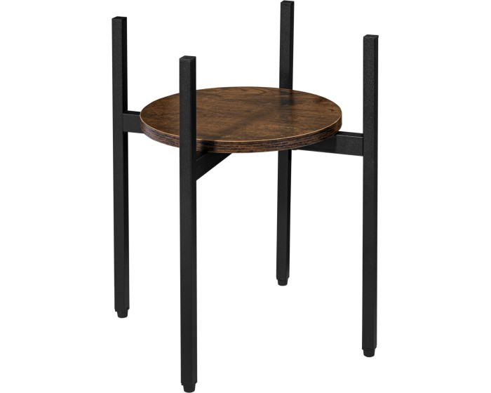 Stojan na květiny TORRE RUSTIC 40 cm hnědý/černý
