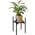 Stojan na květiny TORRE RUSTIC 40 cm hnědý/černý