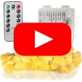 Vánoční LED světelný řetěz BUBBLE teplá bílá