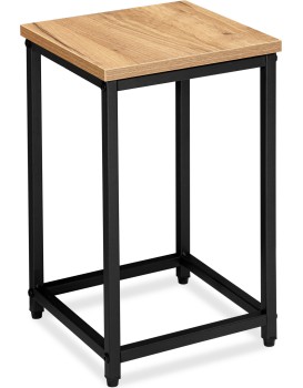 Květinový stojan Loft Arben 40 cm černý/dub Craft