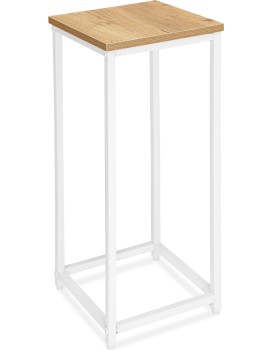Květinový stojan Loft Arben 60 cm bílý/dub Craft