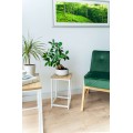 Květinový stojan Loft Arben 40 cm bílý/dub Craft