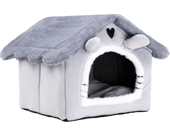 Plyšový domek Jasper 33 cm šedý