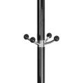 Předsíňový věšák Gowy 178 cm černý/mramor