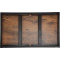 Servírovací podnos AURELIA RUSTIC hnědý/černý