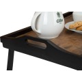 Servírovací podnos AURELIA RUSTIC hnědý/černý