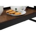 Servírovací podnos AURELIA RUSTIC hnědý/černý