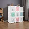 Dětský modulární regál Esla 110 cm bílý/barevný