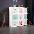 Dětský modulární regál Esla 110 cm bílý/barevný