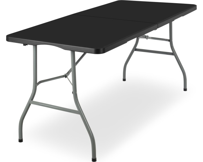 Skládací cateringový stůl RICO 152 cm černý