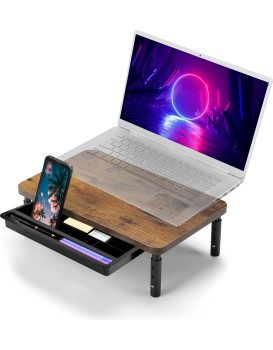 Stojan na monitor HAJNAN hnědý