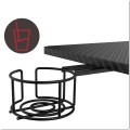 Výškově nastavitelný elektrický herní stůl SHADOW GAMER 1.0 120 cm černý