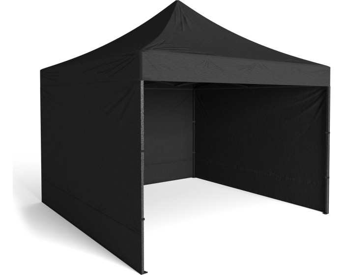 Zahradní párty stan 3x3m 3 stěny - černý