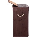 Bambusový koš na prádlo SOREN II 100 l wenge
