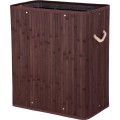 Bambusový koš na prádlo SOREN II 100 l wenge