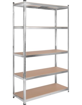Dílenský regál IRONHOLD 205x120 cm stříbrný