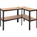 Dílenský regál IRONHOLD 174x80 cm černý
