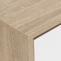 Výklopný botník ZEFIR 90 cm bílý/dub sonoma