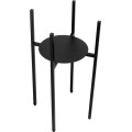 Stojan na květiny Torre 60 cm černý