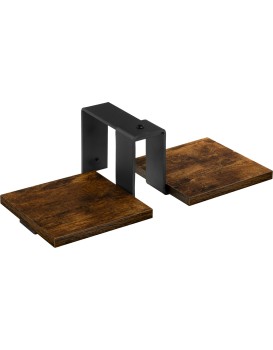 Loftový stojan na květiny FERNANDO RUSTIC černý/dub