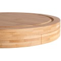Servírovací bambusové prkénko na sýry s příslušenstvím ANDRA 25 cm natural