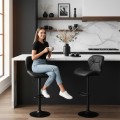 Barová židle GORDON eko-kůže černá
