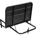 Závěsný balkónový stůl Aretto 60 cm černý