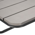 Závěsný balkónový stůl Aretto 60 cm šedý
