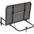 Závěsný balkónový stůl Aretto 60 cm šedý
