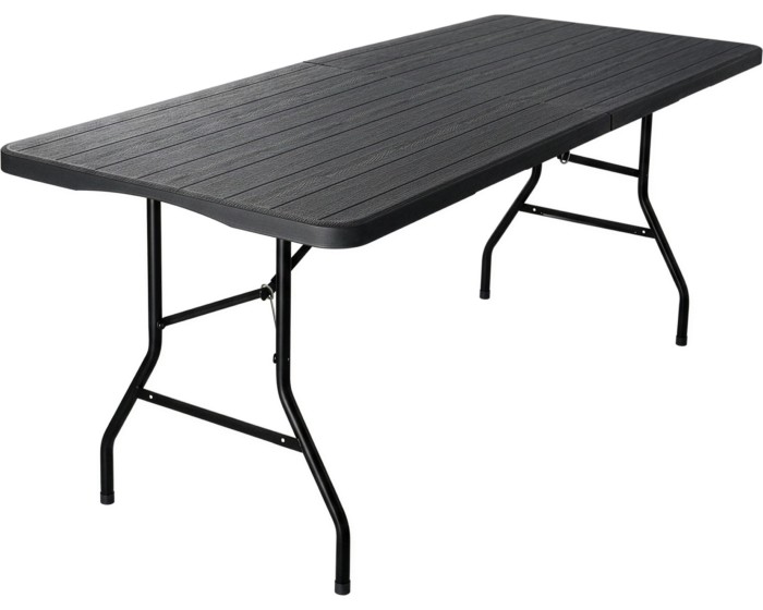 Cateringový stůl WOODLAND 180 cm antracitový