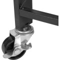 Skládací regál Bevel 70 cm černý/hnědý