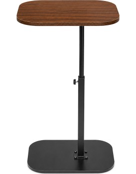Nastavitelný odkládací stolek Goti 40 cm černý/ořech