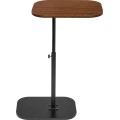 Nastavitelný odkládací stolek Goti 40 cm černý/ořech