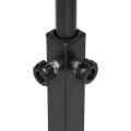 Nastavitelný odkládací stolek Goti 40 cm černý/ořech