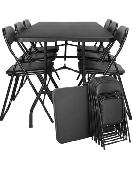 Sada cateringového nábytku FETA BLACK pro 6 osob černá