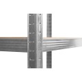 Dílenský regál IRONHOLD 205x120 cm stříbrný