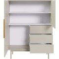 Vysoká komoda Viva 104 cm kašmírová