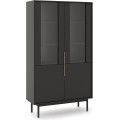 Vitrína Viva 104 cm černá