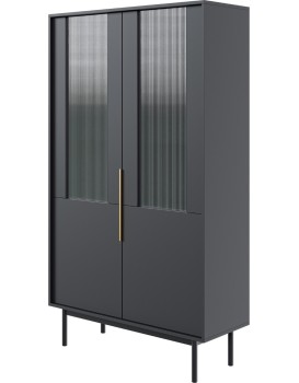 Vitrína Viva 104 cm černá
