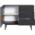 Komoda Viva 104 cm černá