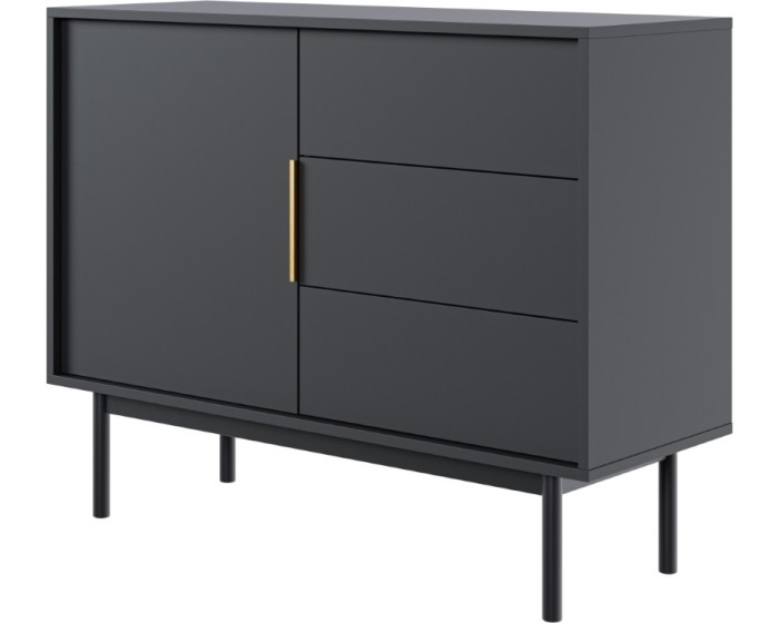 Komoda Viva 104 cm černá